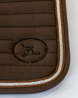 Crystal Luxe Saddle Pad-Espresso-PREORDER