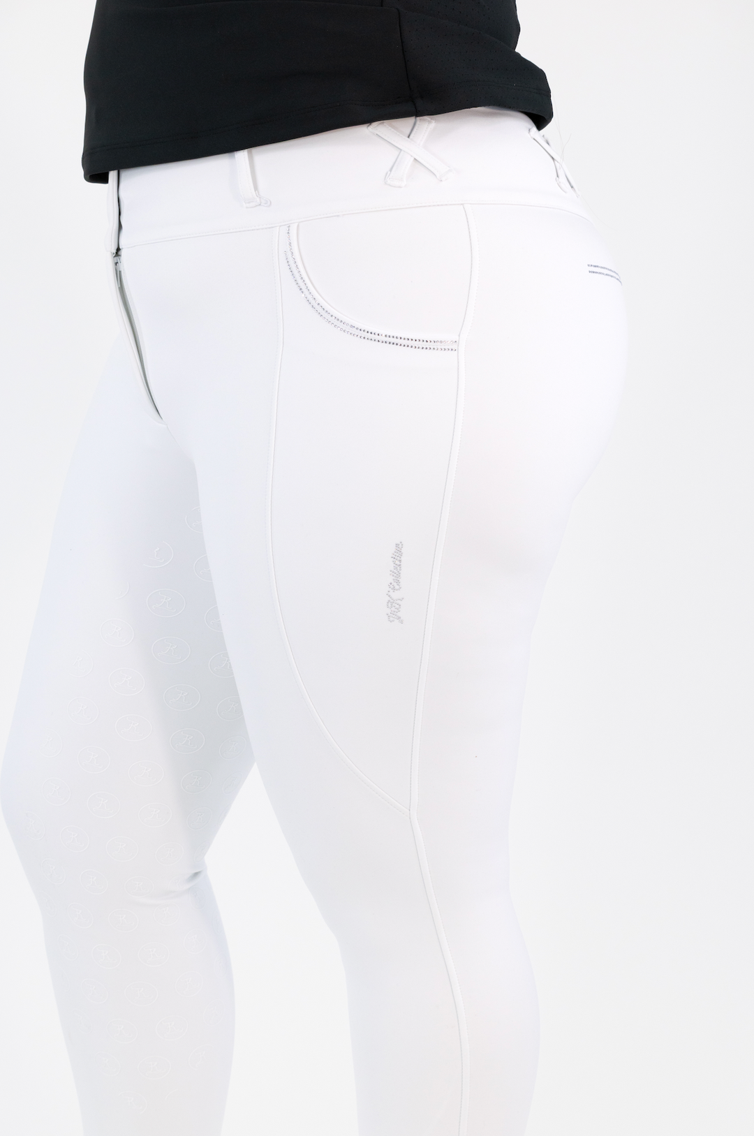 Competition Breeches-Diamond Snow White