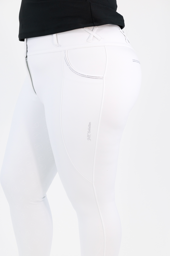 Competition Breeches-Diamond Snow White