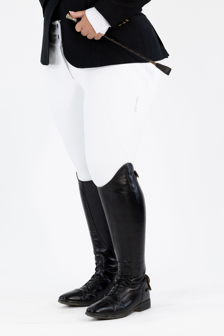 Competition Breeches-Diamond Snow White