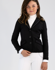 Elite Competition Long Sleeve- Snow White and Black