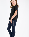 Signature Hybrid Tights-Navy